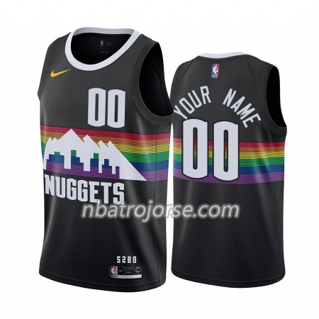 Män Denver Nuggets Tröja Skräddarsydda 2019-20 Nike City Edition Swingman